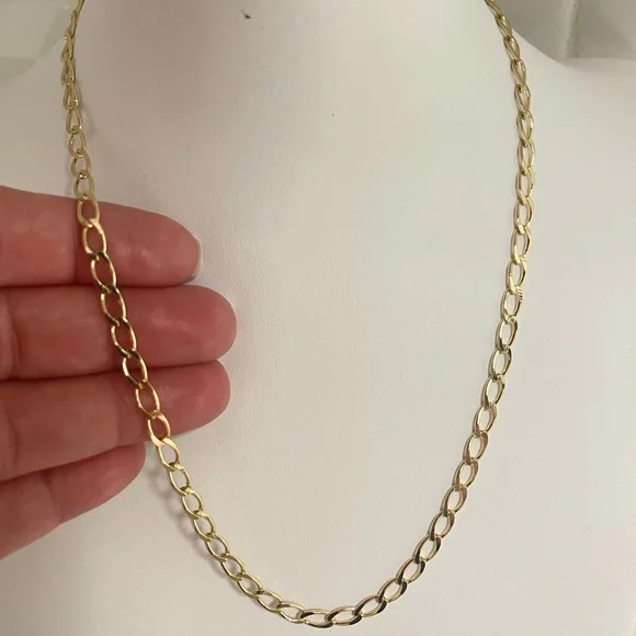 18k Gold Filled Oval Link Chain - Picture 2 of 5